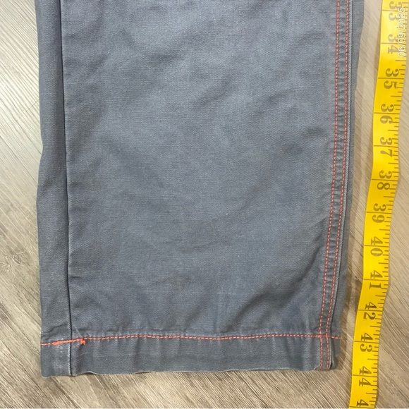 BDG‎ Urban Outfitters Red Stitch Utility Pants Size 31 Gray Straight Fit - Picture 9 of 10